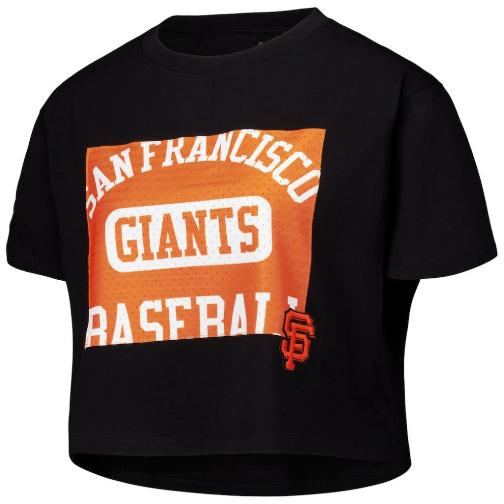 MLB San Francisco Giants Pro Standard Women's Made To Play Boxy Cropped T-Shirt