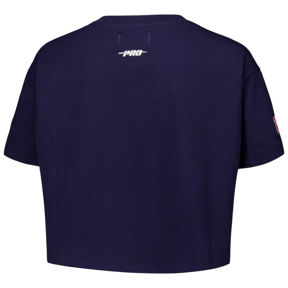 MLB Atlanta Braves Pro Standard Women's Made To Play Boxy Cropped T-Shirt