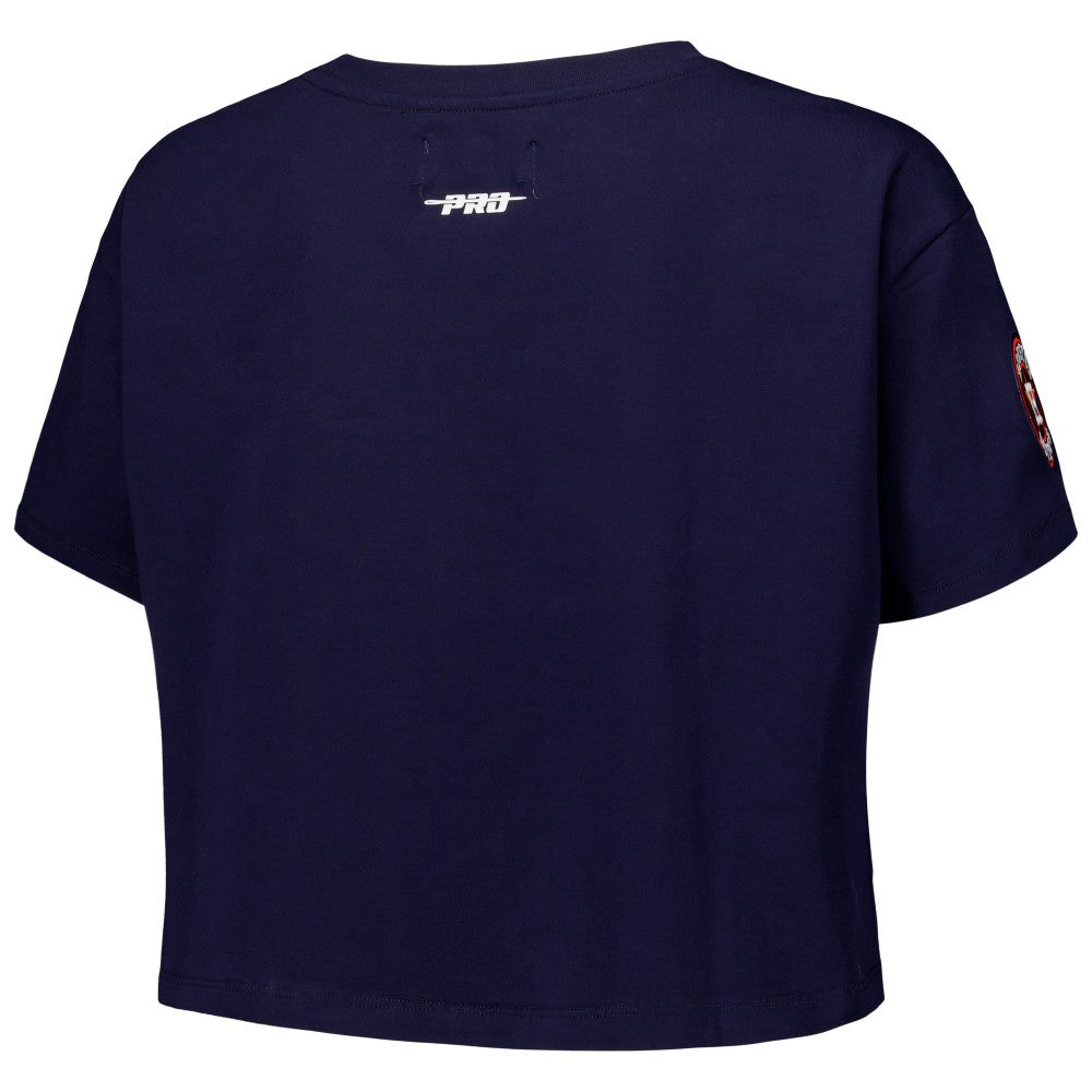 MLB Houston Astros Pro Standard Women's Made To Play Boxy Cropped T-Shirt