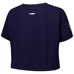 MLB Houston Astros Pro Standard Women's Made To Play Boxy Cropped T-Shirt