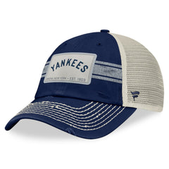 MLB New York Yankees Fanatics  Heritage Stripe Trucker Adjustable Hat