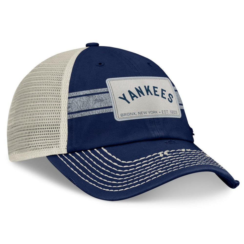MLB New York Yankees Fanatics  Heritage Stripe Trucker Adjustable Hat