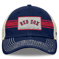 MLB Boston Red Sox Fanatics  Heritage Stripe Trucker Adjustable Hat