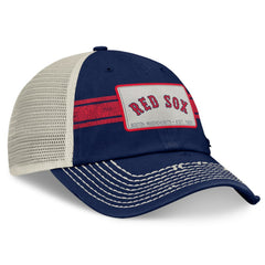 MLB Boston Red Sox Fanatics  Heritage Stripe Trucker Adjustable Hat