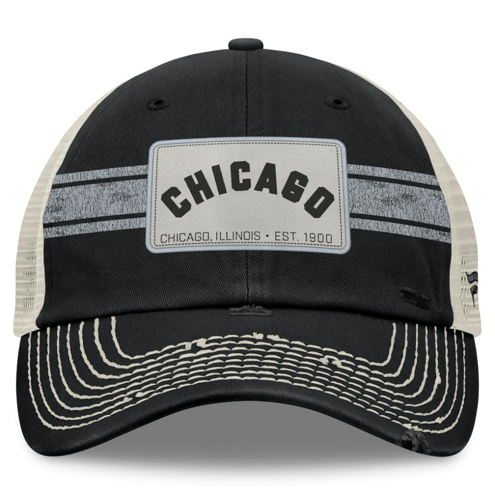 MLB Chicago White Sox Fanatics  Heritage Stripe Trucker Adjustable Hat