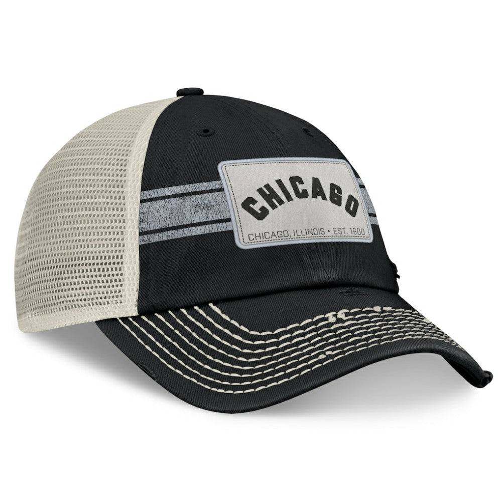 MLB Chicago White Sox Fanatics  Heritage Stripe Trucker Adjustable Hat