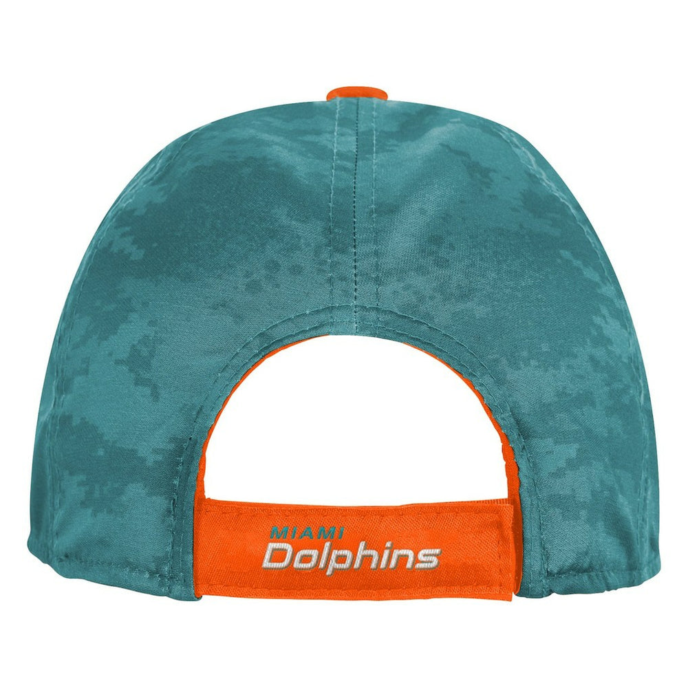 Youth Combine Two-Tone Adjustable Hat - Miami Dolphins