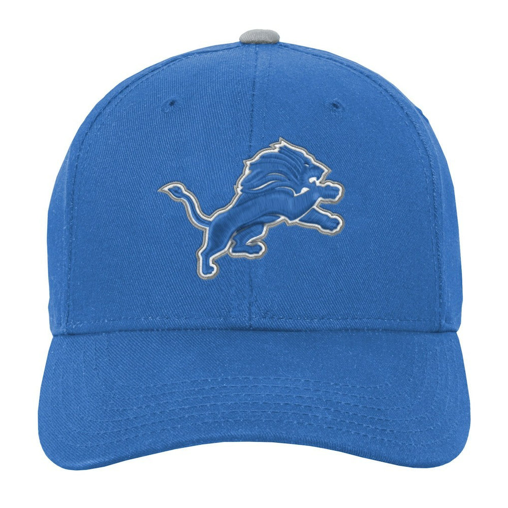 Youth Team Pre-Curved Adjustable Hat - Detroit Lions