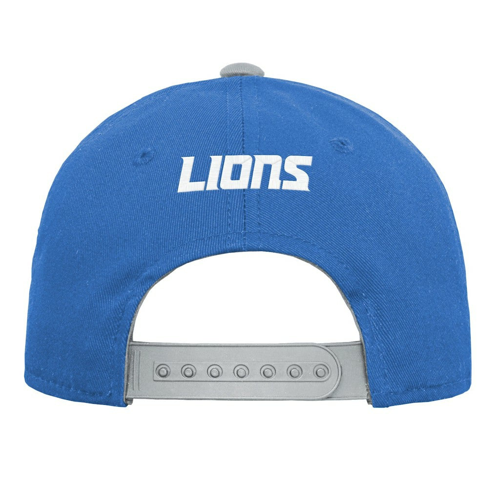 Youth Team Pre-Curved Adjustable Hat - Detroit Lions