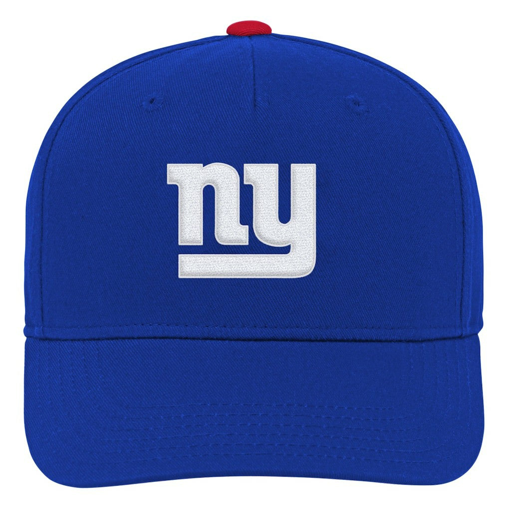 Youth Team Pre-Curved Adjustable Hat - New York Giants