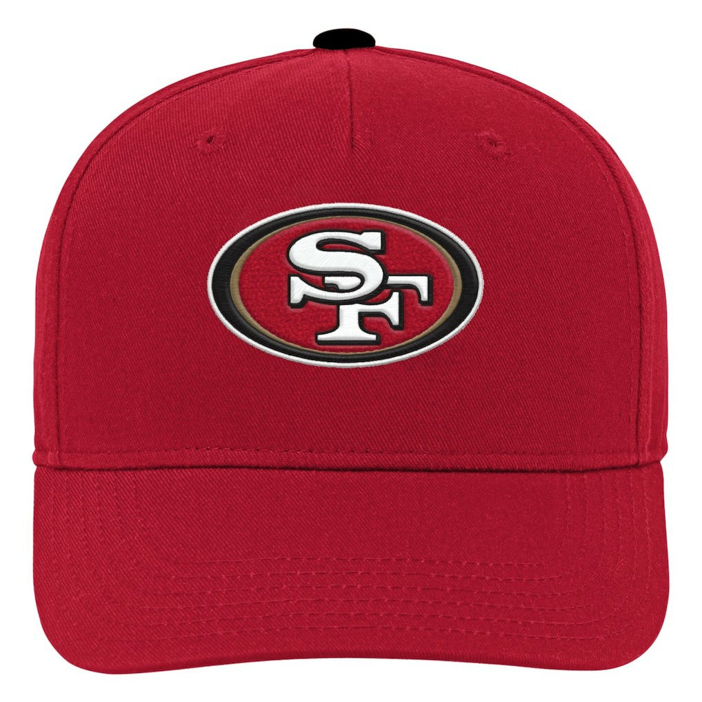 Youth Team Pre-Curved Adjustable Hat - San Francisco 49ers