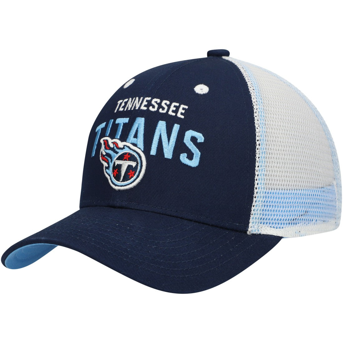 Youth Core Lockup Trucker Adjustable Hat - Tennessee Titans