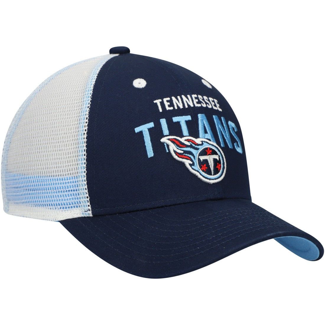 Youth Core Lockup Trucker Adjustable Hat - Tennessee Titans