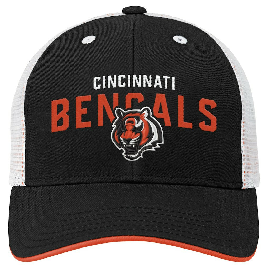 Youth Core Lockup Trucker Adjustable Hat - Cincinnati Bengals
