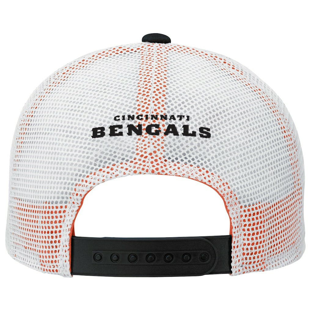 Youth Core Lockup Trucker Adjustable Hat - Cincinnati Bengals