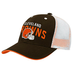 Youth Core Lockup Trucker Adjustable Hat - Cleveland Browns