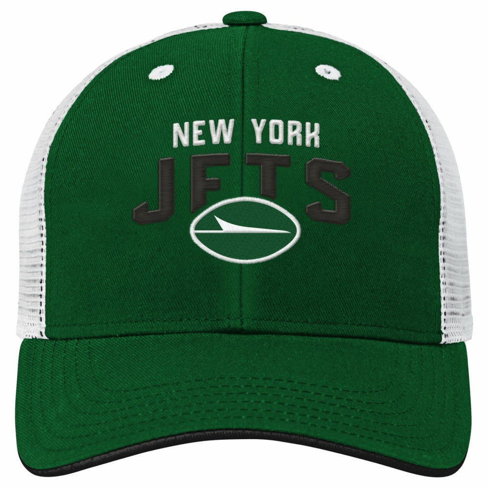 Youth Core Lockup Trucker Adjustable Hat - New York Jets