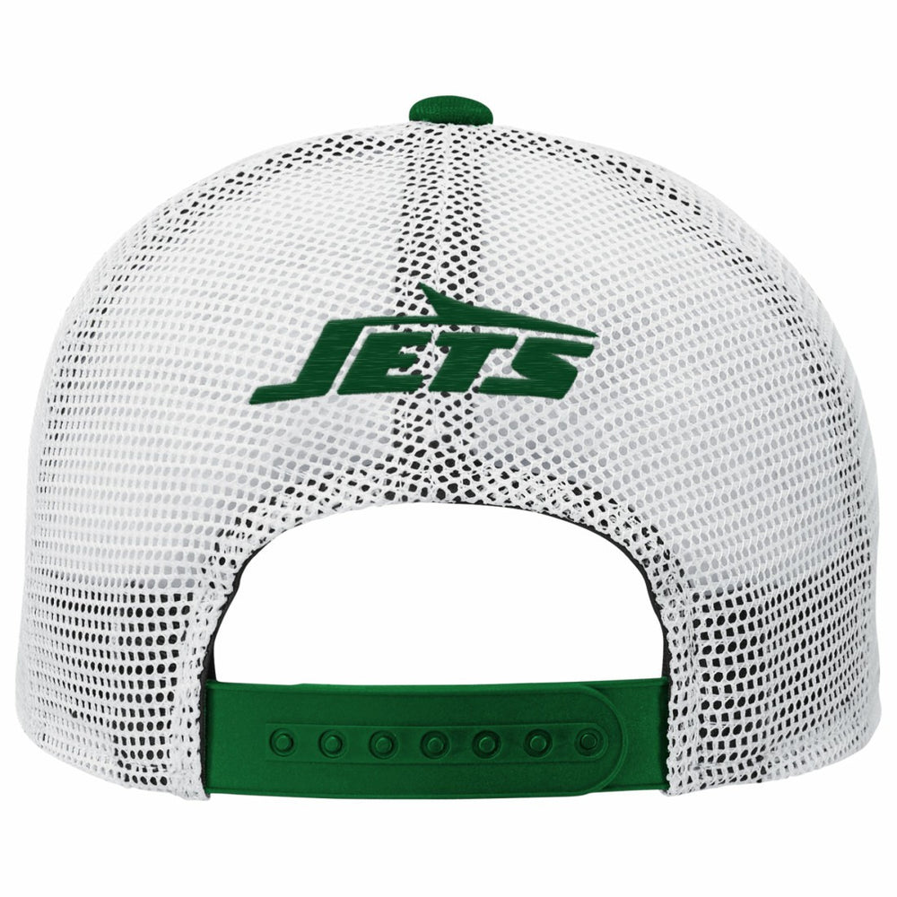 Youth Core Lockup Trucker Adjustable Hat - New York Jets