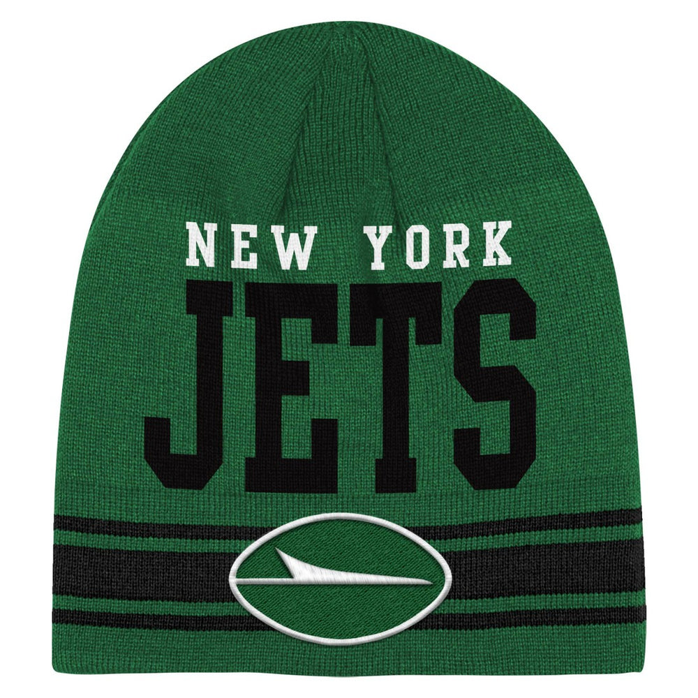 Youth Retro Knit Beanie - New York Jets
