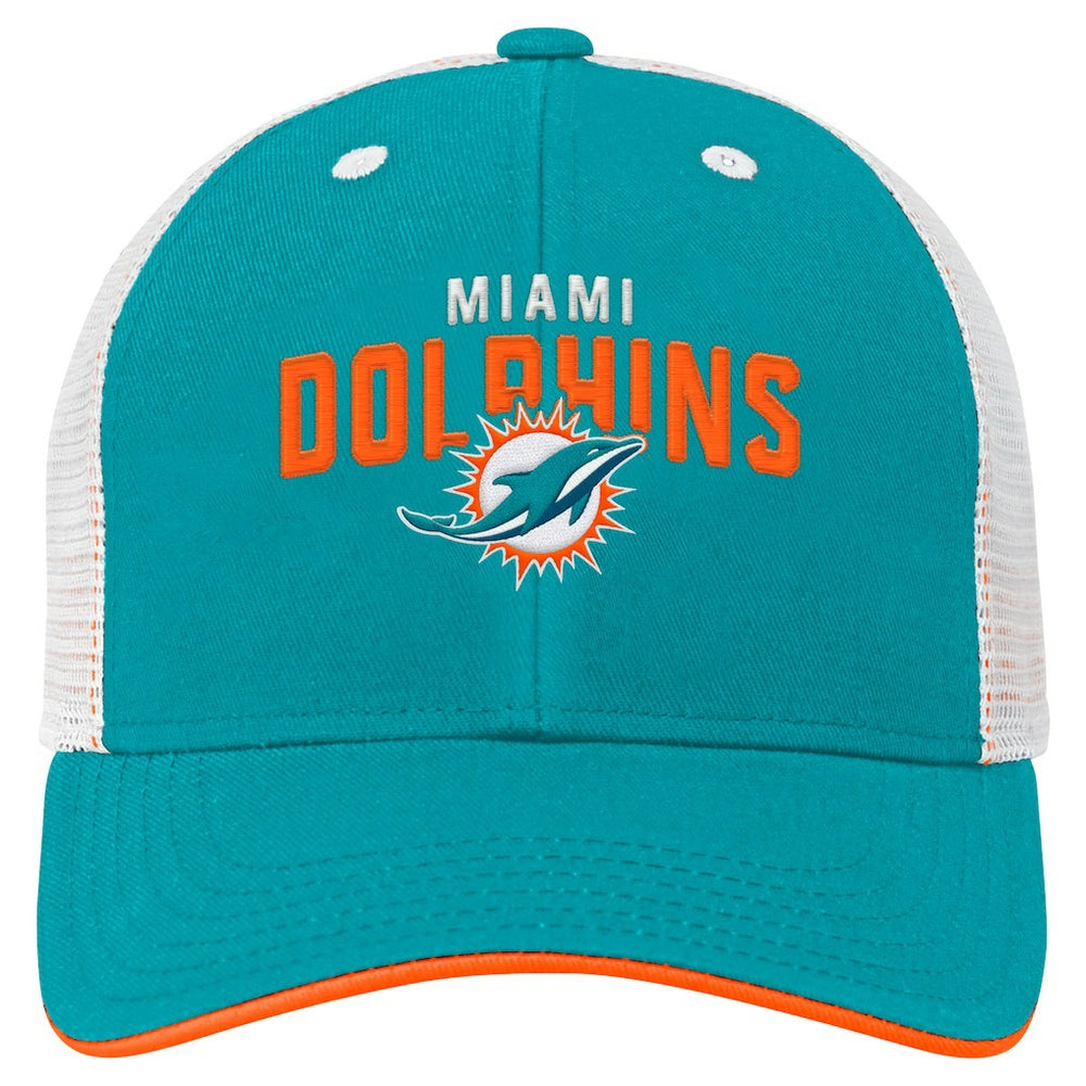 Preschool Core Lockup Trucker Adjustable hat - Miami Dolphins