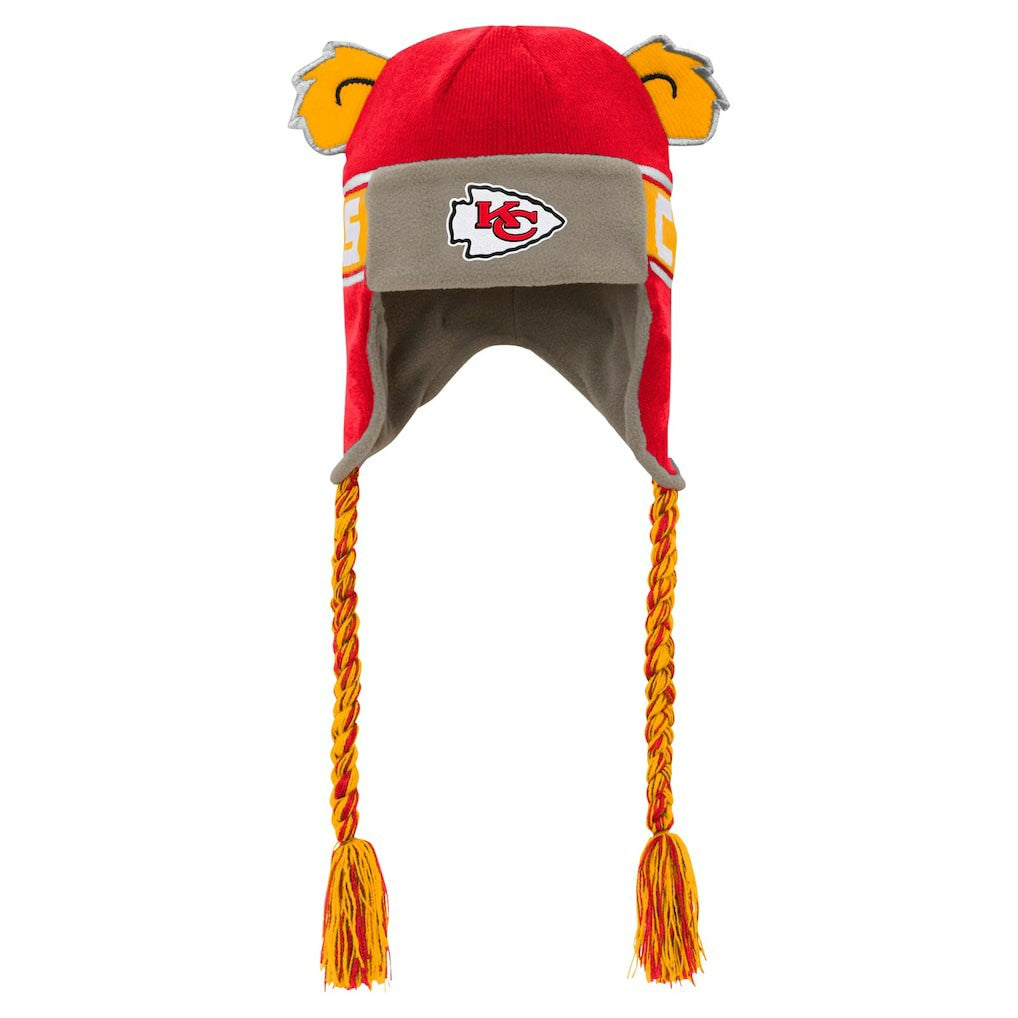 Youth Wordmark Ears Trooper Knit Hat - Kansas City Chiefs