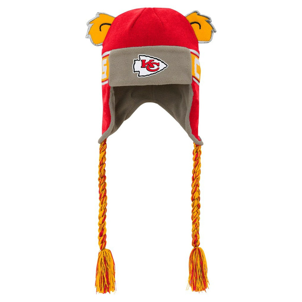 Youth Wordmark Ears Trooper Knit Hat - Kansas City Chiefs