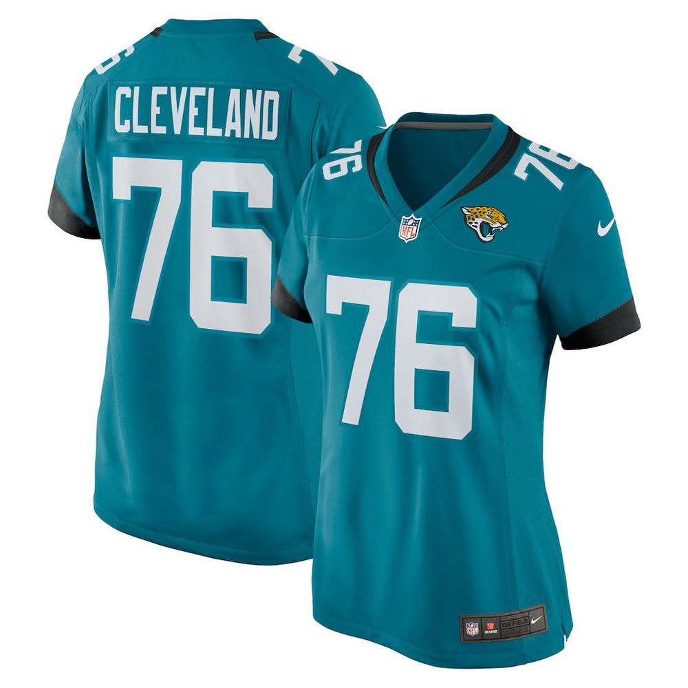 Ezra Cleveland  Women's Game Jersey - Jacksonville Jaguars