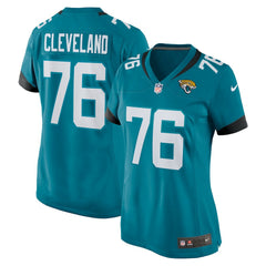 Ezra Cleveland  Women's Game Jersey - Jacksonville Jaguars