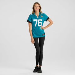 Ezra Cleveland  Women's Game Jersey - Jacksonville Jaguars