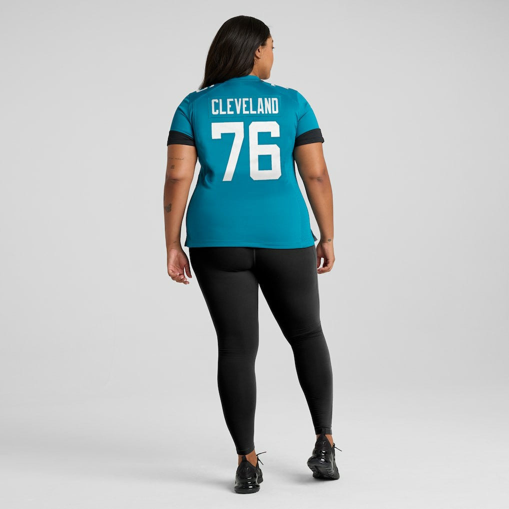 Ezra Cleveland  Women's Game Jersey - Jacksonville Jaguars
