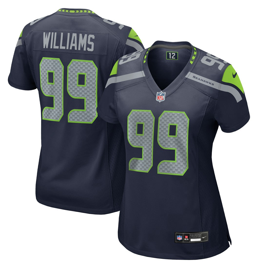 Leonard Williams  Women's Team Game Jersey - Seattle Seahawks