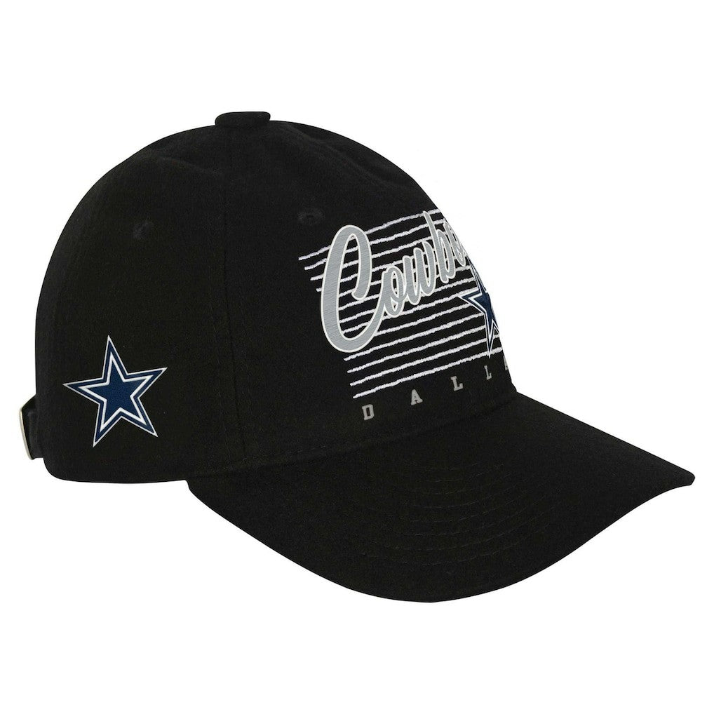 Youth Retro Wooly Adjustable Hat - Dallas Cowboys