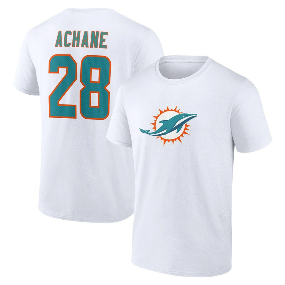 De’Von Achane  Icon Player Name & Number T-Shirt - Miami Dolphins