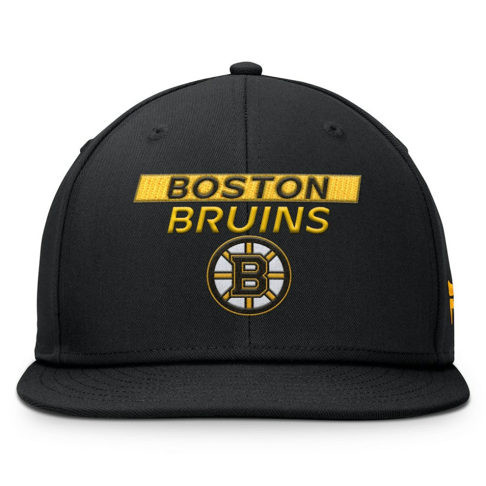 NHL Black Boston Bruins Fanatics Authentic Pro Prime Snapback Hat