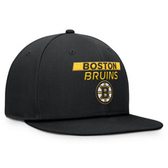 NHL Black Boston Bruins Fanatics Authentic Pro Prime Snapback Hat