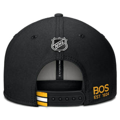 NHL Black Boston Bruins Fanatics Authentic Pro Prime Snapback Hat