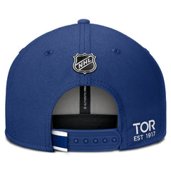 NHL Blue Toronto Maple Leafs Fanatics Authentic Pro Prime Snapback Hat