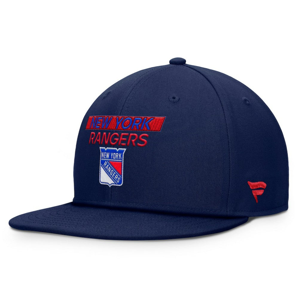 NHL Navy New York Rangers Fanatics Authentic Pro Prime Snapback Hat