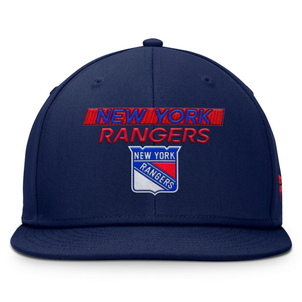NHL Navy New York Rangers Fanatics Authentic Pro Prime Snapback Hat