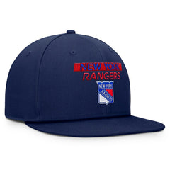 NHL Navy New York Rangers Fanatics Authentic Pro Prime Snapback Hat