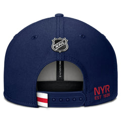 NHL Navy New York Rangers Fanatics Authentic Pro Prime Snapback Hat