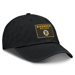NHL Black Boston Bruins Fanatics Authentic Pro Prime Adjustable Hat