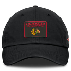 NHL Black Chicago Blackhawks Fanatics Authentic Pro Prime Adjustable Hat