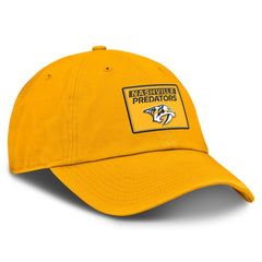 NHL Gold Nashville Predators Fanatics Authentic Pro Prime Adjustable Hat