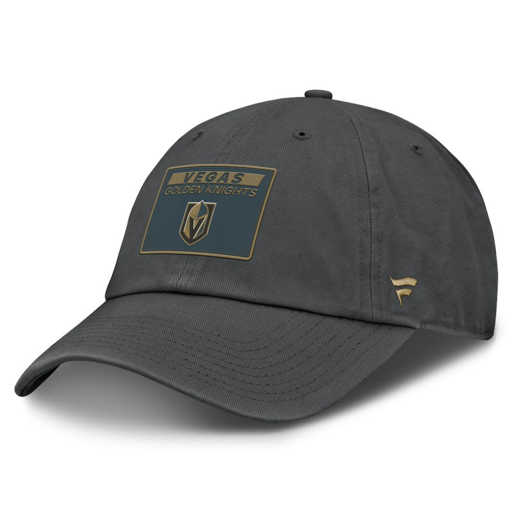 NHL Gray Vegas Golden Knights Fanatics Authentic Pro Prime Adjustable Hat
