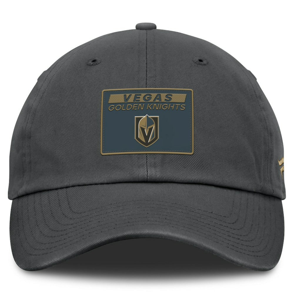 NHL Gray Vegas Golden Knights Fanatics Authentic Pro Prime Adjustable Hat
