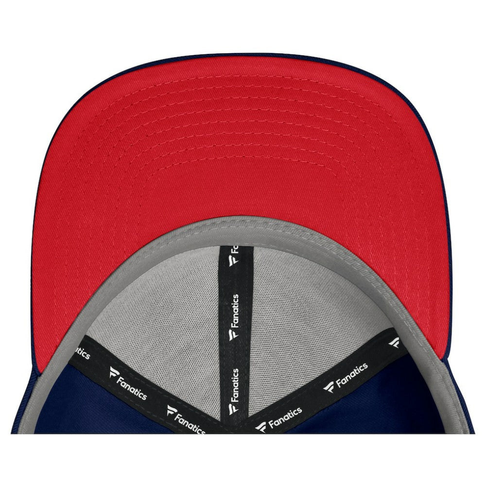 NHL Navy/Red New York Rangers Fanatics Authentic Pro Hometown Rink Foam Trucker Snapback Hat