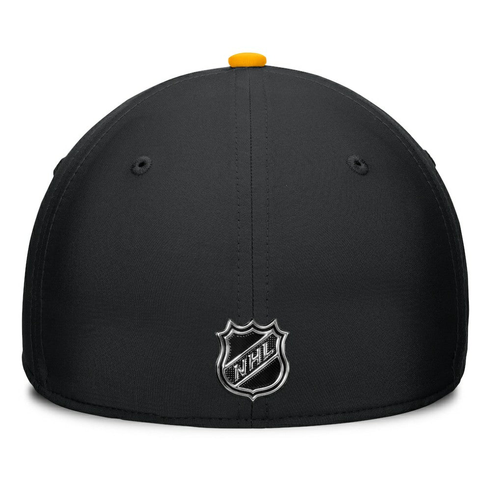 NHL Black/Gold Boston Bruins Fanatics Authentic Pro Rink Flex Hat