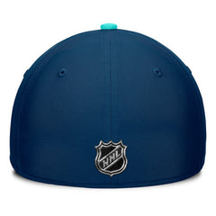 NHL Deep Sea Blue/Light Blue Seattle Kraken Fanatics Authentic Pro Rink Flex Hat