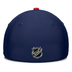 NHL Navy/Red Washington Capitals Fanatics Authentic Pro Rink Flex Hat